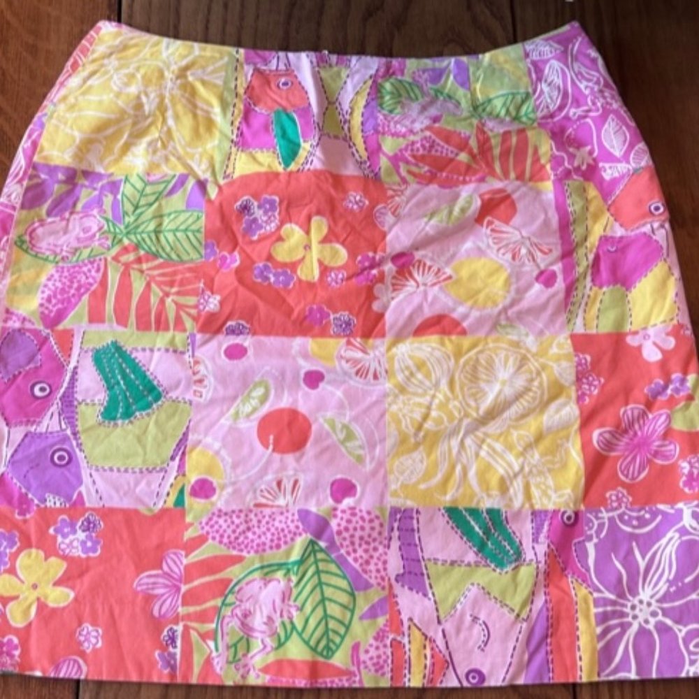 VTG Lilly Pulitzer White Tag Skirt